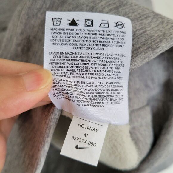 Nike Therma Fit Giants World Series Champions Heather Gray Hoodie Sweatshirt Med - Picture 15 of 16